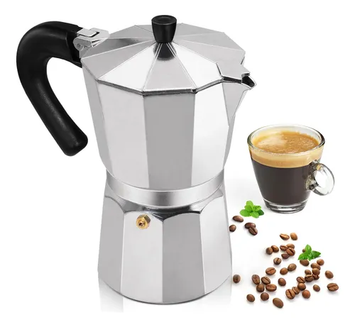 Cafetera italiana aluminio 6 tazas — imagen 2