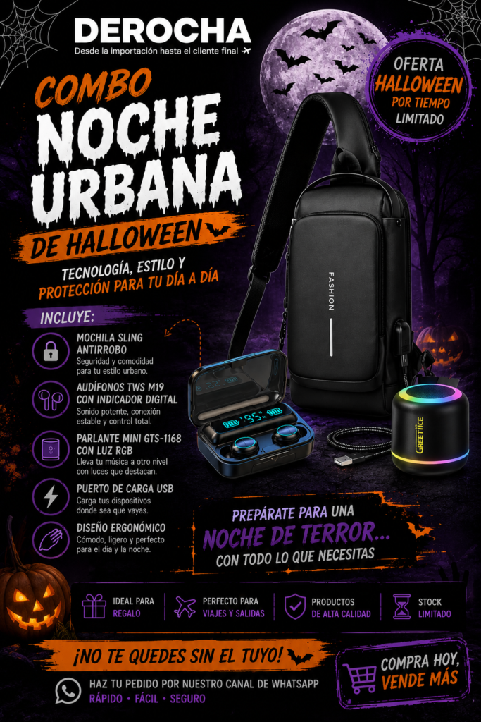 Combo noche urbana de halloween — imagen 1
