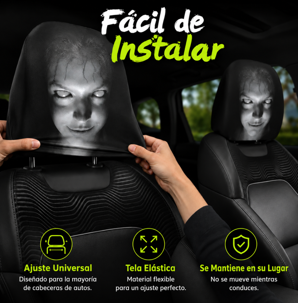 Funda reposacabezas halloween x 2 unds — imagen 2