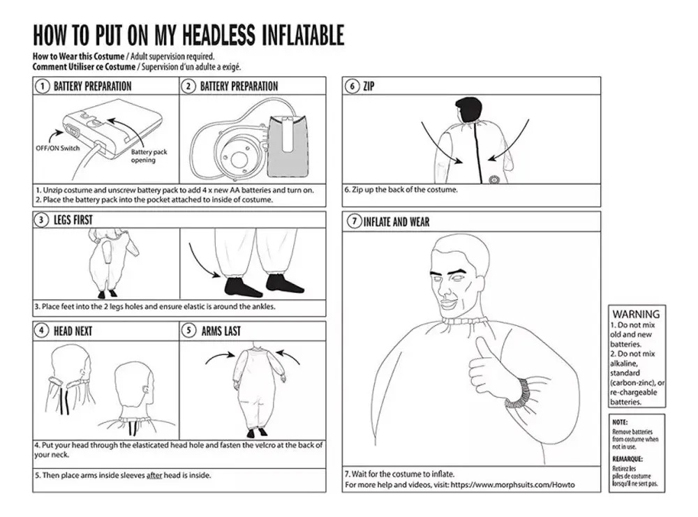 Disfraz inflable de cohete – halloween — imagen 4