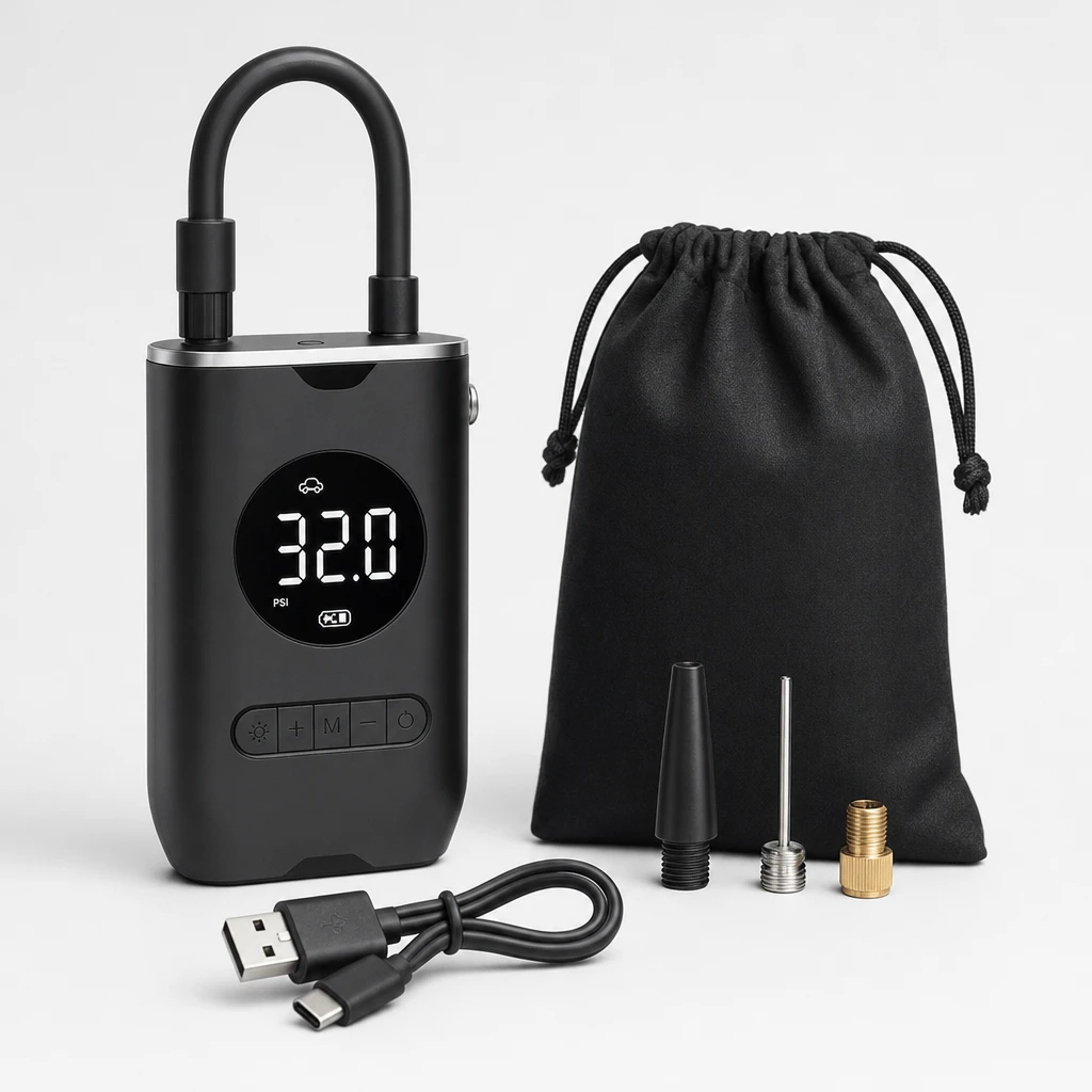 Mini compresor portátil recargable 50w — imagen 5