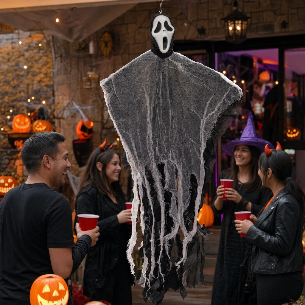 Fantasma decorativo halloween — imagen 5