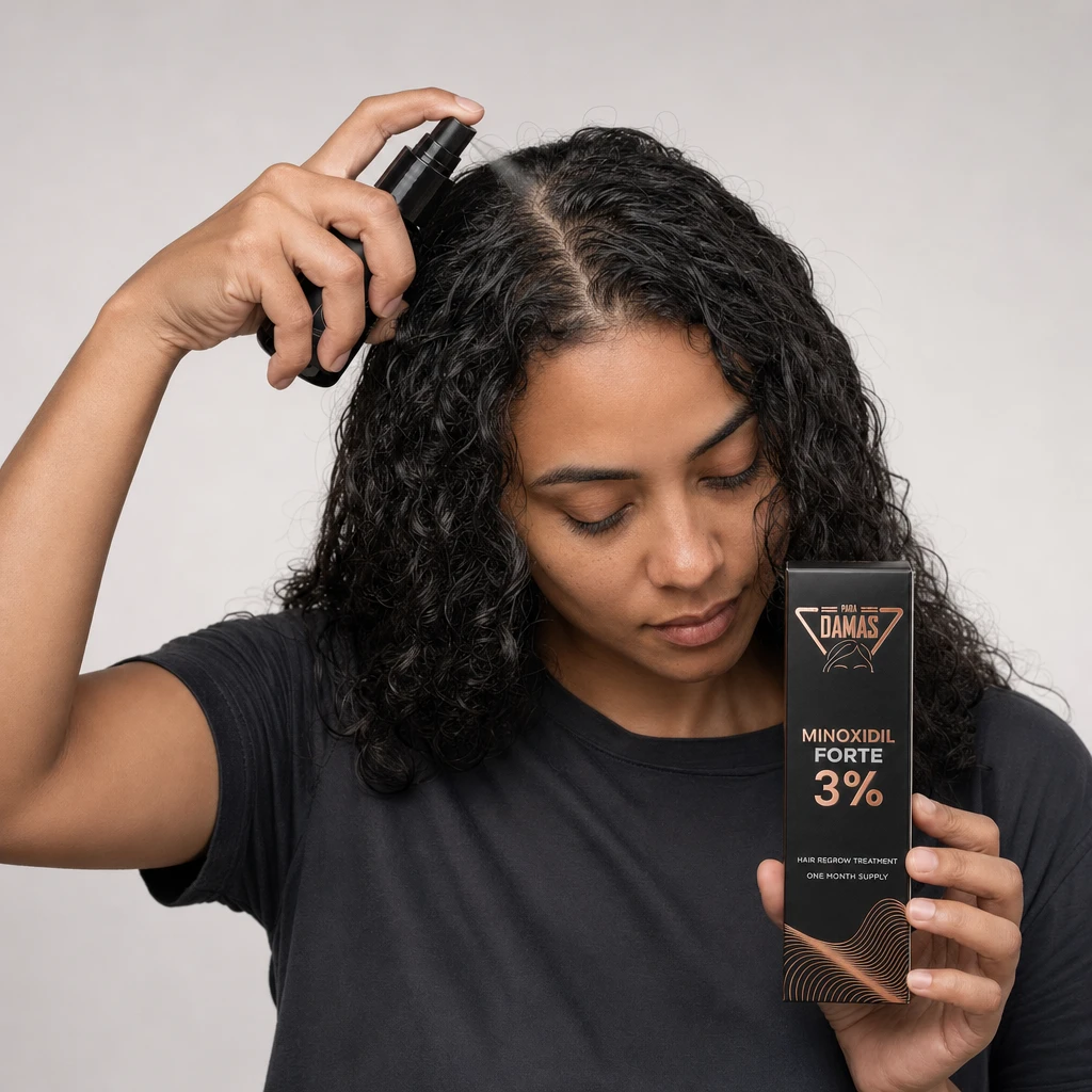 Tratamiento 1 mes minoxidil 3%para damas — imagen 4